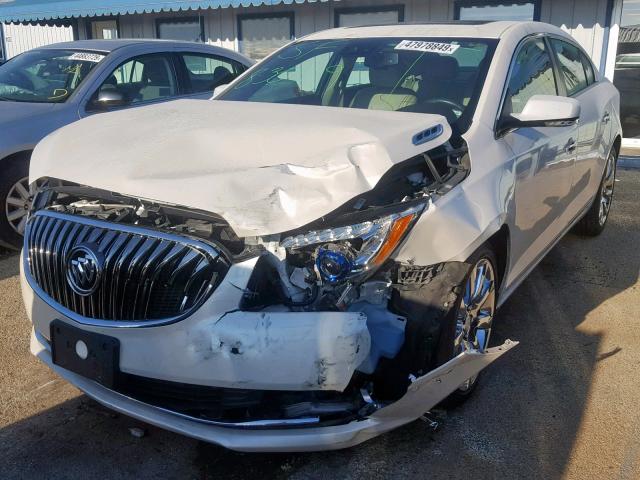 1G4GD5G38EF222351 - 2014 BUICK LACROSSE P WHITE photo 2