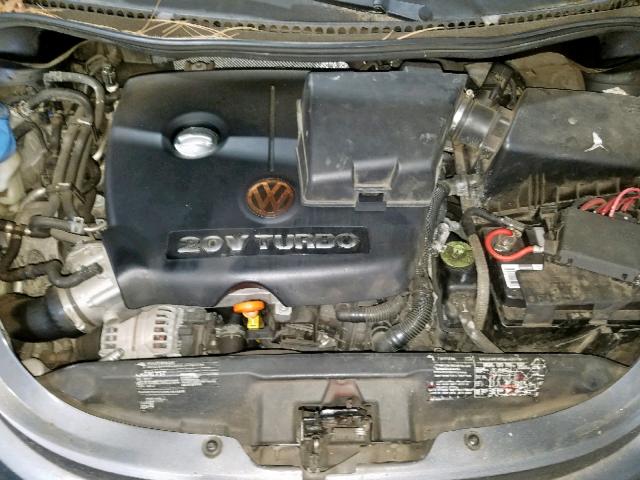 3VWCD31YX5M300704 - 2005 VOLKSWAGEN NEW BEETLE ნაცრისფერი ფოტო 7