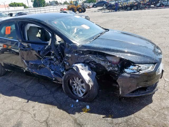 3FA6P0G72HR343662 - 2017 FORD FUSION S BLACK photo 9