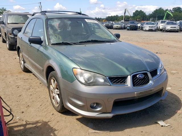 JF1GG68636G803932 - 2006 SUBARU IMPREZA OU GREEN photo 1