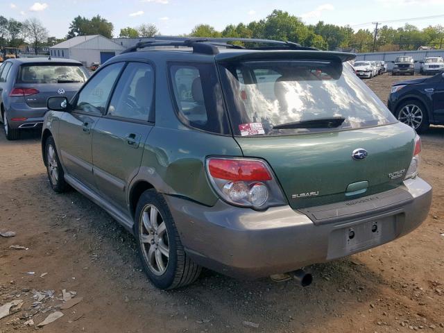 JF1GG68636G803932 - 2006 SUBARU IMPREZA OU GREEN photo 3