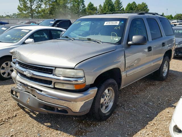 1GNEC13T6YJ211791 - 2000 CHEVROLET TAHOE C150 GOLD photo 2