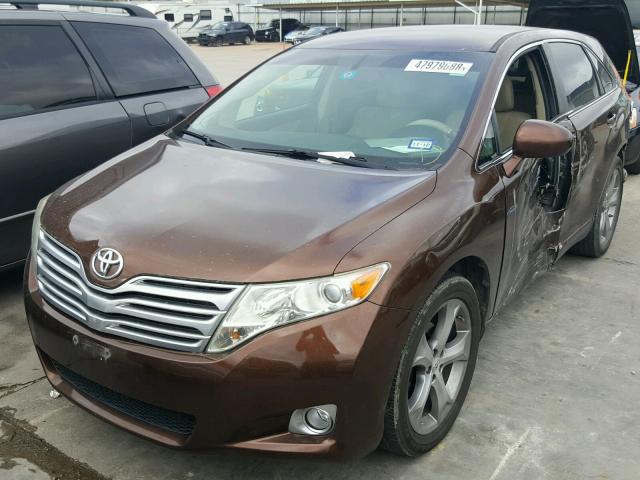 4T3ZA3BB6AU020917 - 2010 TOYOTA VENZA BASE BROWN photo 2