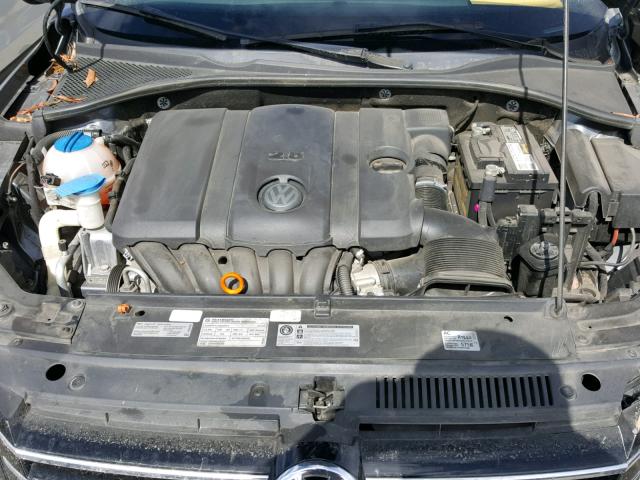 1VWBH7A38CC016899 - 2012 VOLKSWAGEN PASSAT SE GRAY photo 7