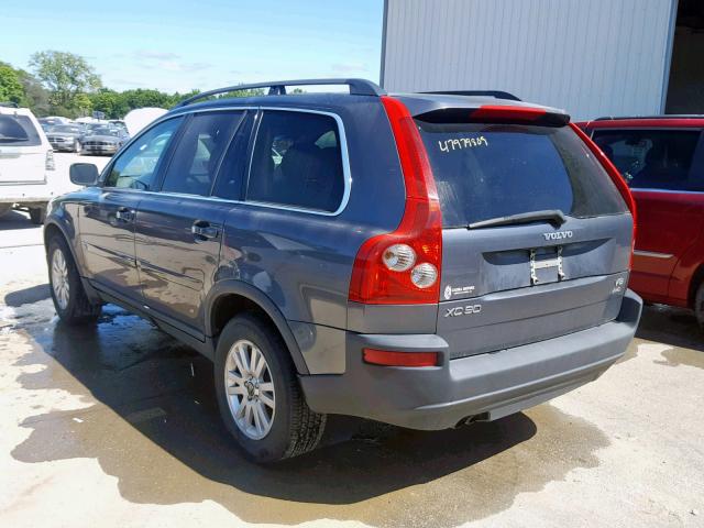 YV1CZ852251214480 - 2005 VOLVO XC90 V8 GRAY photo 3