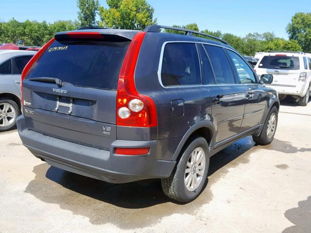 YV1CZ852251214480 - 2005 VOLVO XC90 V8 GRAY photo 4