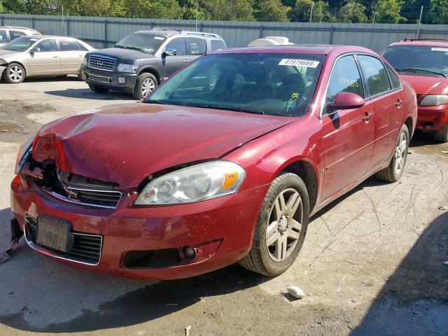 2G1WU581869140605 - 2006 CHEVROLET IMPALA LTZ RED photo 2