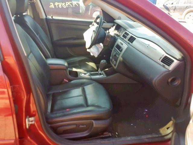 2G1WU581869140605 - 2006 CHEVROLET IMPALA LTZ RED photo 5