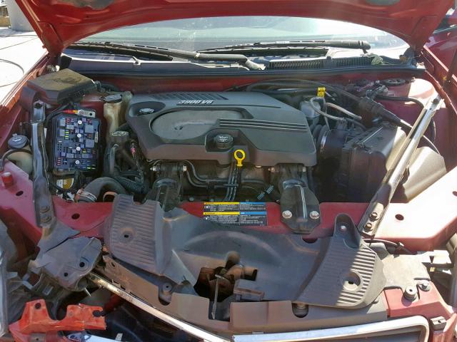 2G1WU581869140605 - 2006 CHEVROLET IMPALA LTZ RED photo 7