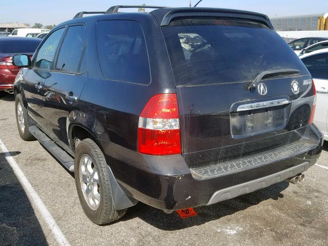 2HNYD18661H509779 - 2001 ACURA MDX TOURIN BLACK photo 3