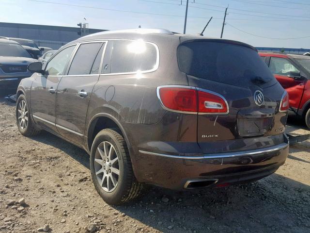 5GAKVBKD8FJ319883 - 2015 BUICK ENCLAVE BROWN photo 3