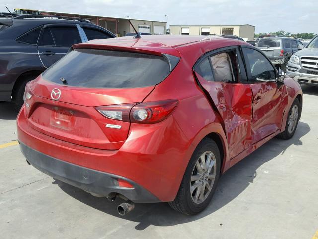 JM1BM1L77E1148742 - 2014 MAZDA 3 TOURING RED photo 4