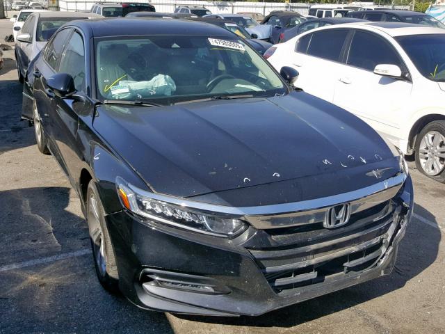 1HGCV1F54JA089690 - 2018 HONDA ACCORD EXL BLACK photo 1