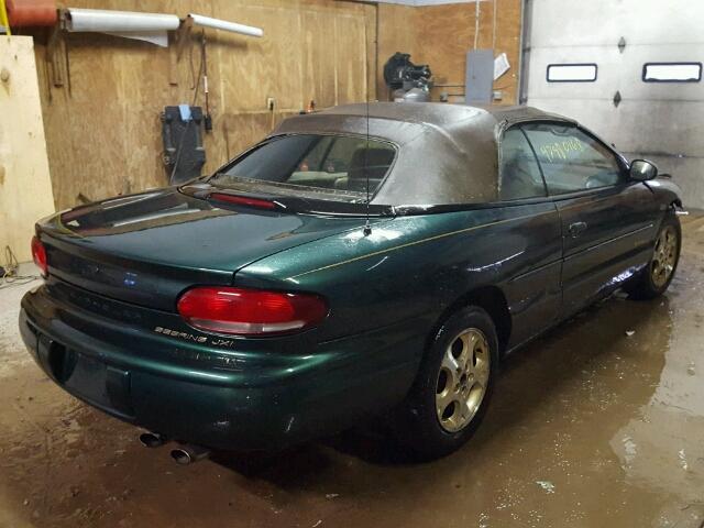 3C3EL55H5WT201739 - 1998 CHRYSLER SEBRING JX GREEN photo 4