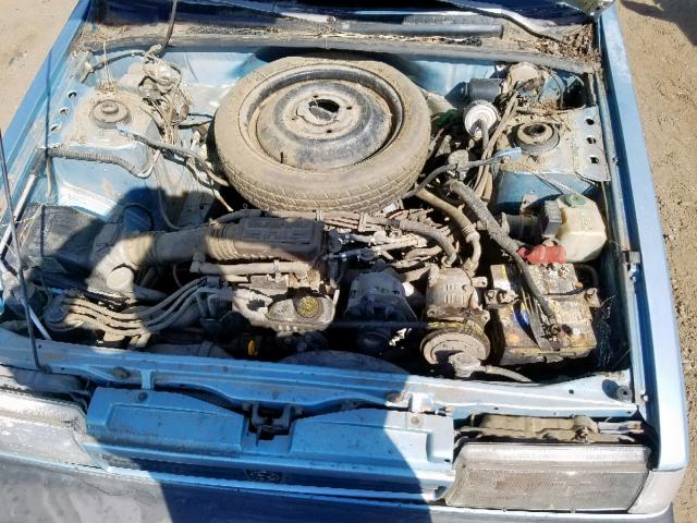 JF2AN52B5LD414567 - 1990 SUBARU LOYALE BLUE photo 7