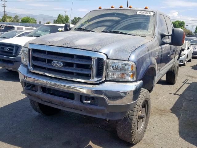 1FTSW31P34EA01432 - 2004 FORD F350 SRW S GRAY photo 2