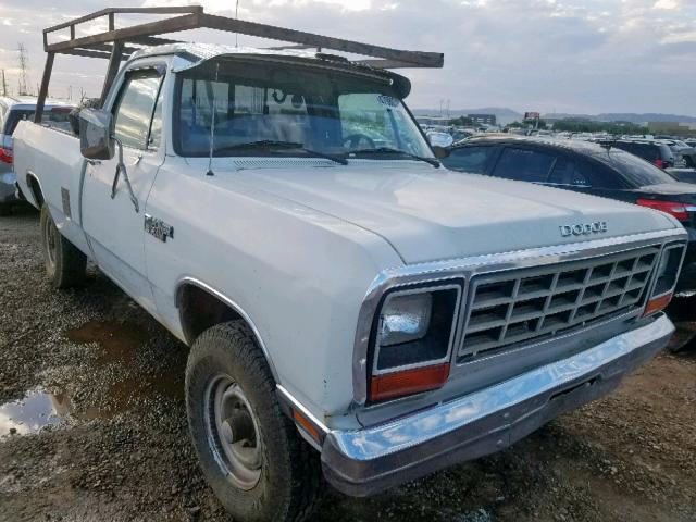 1B7JW24T9FS641339 - 1985 DODGE W-SERIES W WHITE photo 1