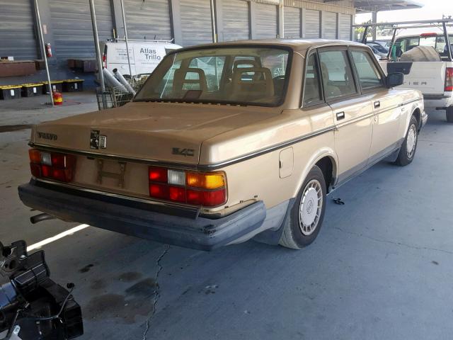 YV1AA8849M1450635 - 1991 VOLVO 240 GOLD photo 4