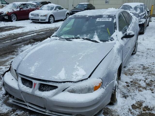 1G2NF52E43C326031 - 2003 PONTIAC GRAND AM S SILVER photo 2