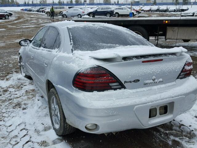 1G2NF52E43C326031 - 2003 PONTIAC GRAND AM S SILVER photo 3