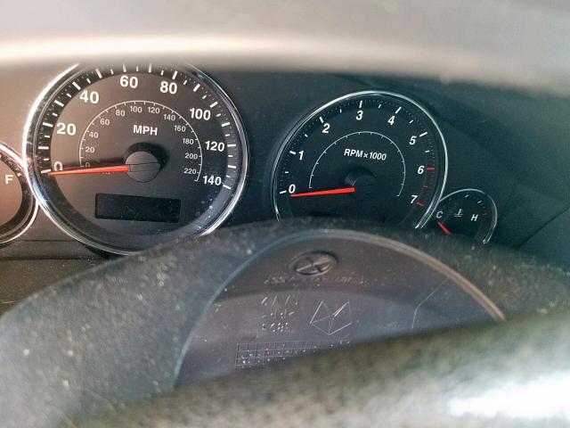 1J4RH4GK8AC162130 - 2010 JEEP COMMANDER შავი ფოტო 8