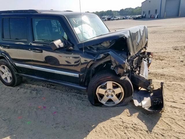 1J4RH4GK8AC162130 - 2010 JEEP COMMANDER შავი ფოტო 9