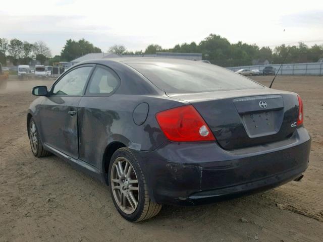 JTKDE177860102899 - 2006 TOYOTA SCION TC შავი ფოტო 3