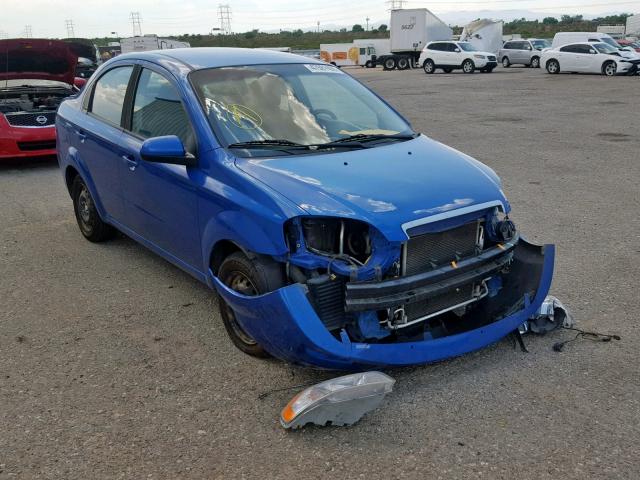 KL1TD5DE9AB120641 - 2010 CHEVROLET AVEO LS BLUE photo 1