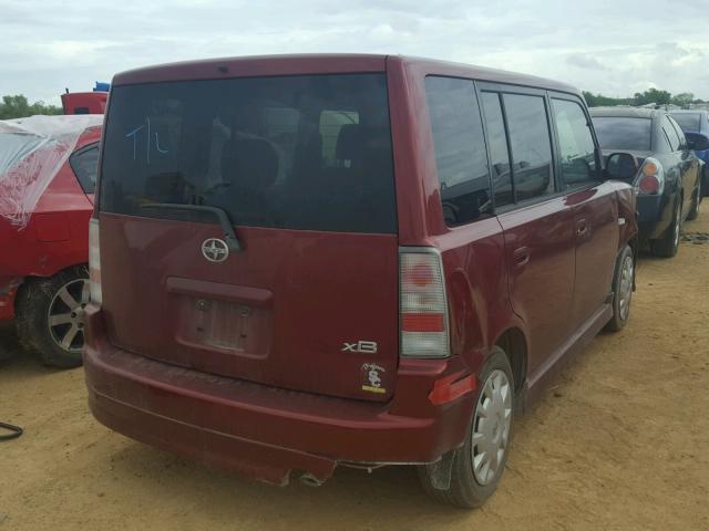 JTLKT334764108413 - 2006 TOYOTA SCION XB 栗色 照片 4