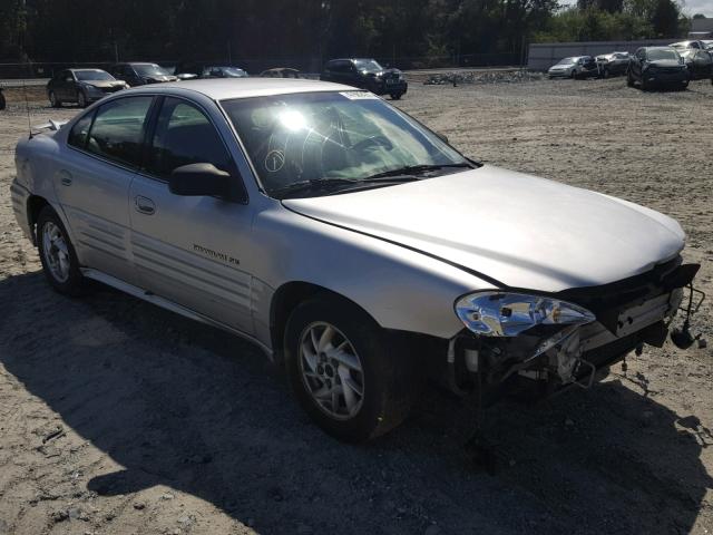 1G2NF52T81M592321 - 2001 PONTIAC GRAND AM S SILVER photo 1