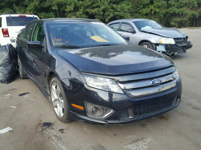 3FAHP0KC6CR228584 - 2012 FORD FUSION SPO BLACK photo 1