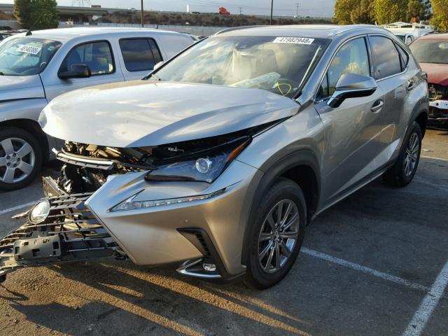 JTJYARBZ5J2110822 - 2018 LEXUS NX 200T GRAY photo 2