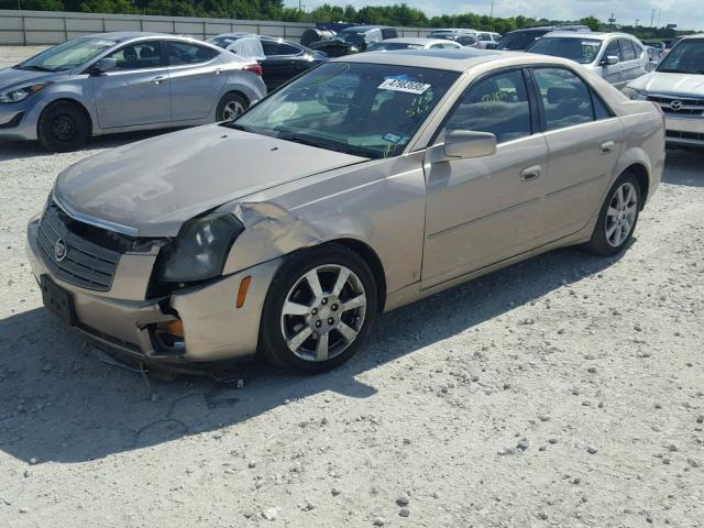 1G6DP577060115562 - 2006 CADILLAC CTS HI FEA GOLD photo 2