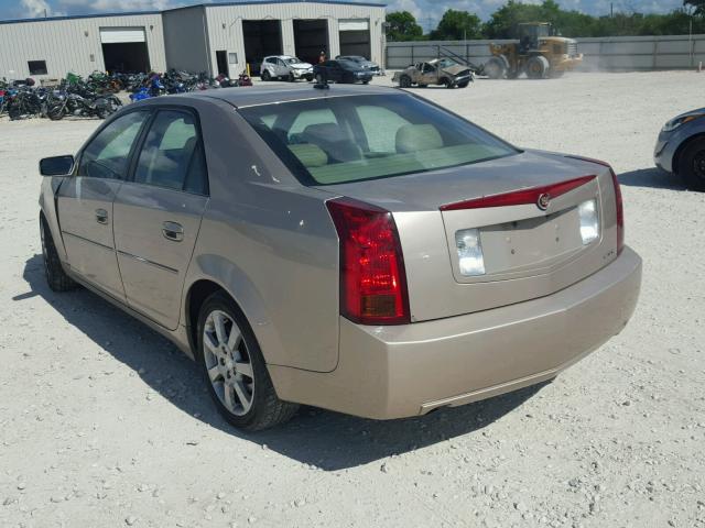 1G6DP577060115562 - 2006 CADILLAC CTS HI FEA GOLD photo 3