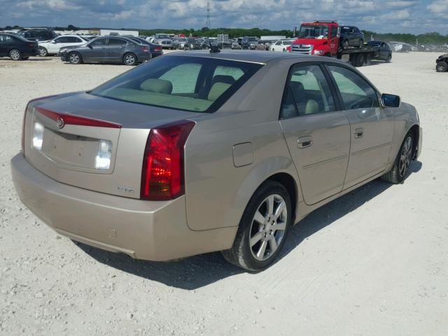 1G6DP577060115562 - 2006 CADILLAC CTS HI FEA GOLD photo 4