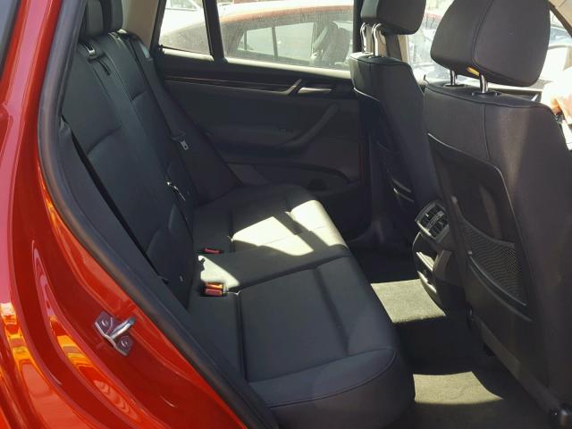 5UXWZ7C39H0X42311 - 2017 BMW X3 SDRIVE2 RED photo 6