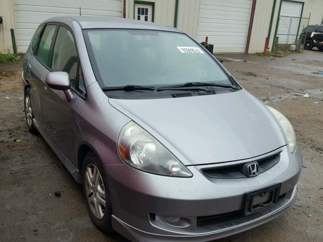 JHMGD38638S037717 - 2008 HONDA FIT SPORT SILVER photo 1