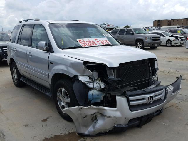 5FNYF18318B024391 - 2008 HONDA PILOT SE SILVER photo 1