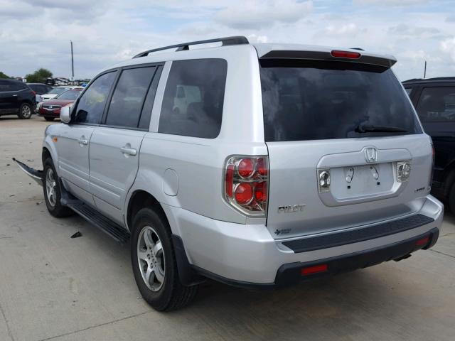 5FNYF18318B024391 - 2008 HONDA PILOT SE SILVER photo 3