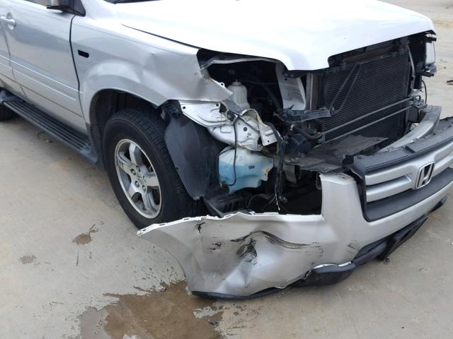 5FNYF18318B024391 - 2008 HONDA PILOT SE SILVER photo 9