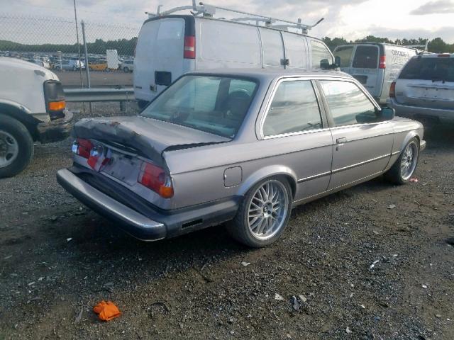 WBAAB5405H9807527 - 1987 BMW 325 BASE GRAY photo 4