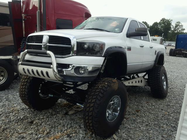 3D7KS28A97G852032 - 2007 DODGE RAM 2500 S WHITE photo 2