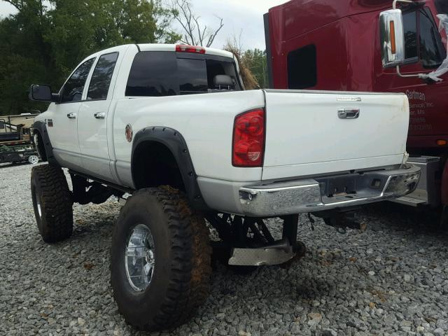 3D7KS28A97G852032 - 2007 DODGE RAM 2500 S WHITE photo 3