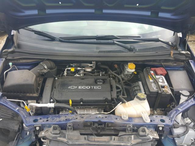 1G1JA6SH3E4138163 - 2014 CHEVROLET SONIC LS BLUE photo 7