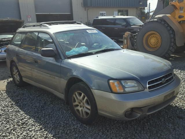 4S3BH665817677118 - 2001 SUBARU LEGACY OUT GREEN photo 1