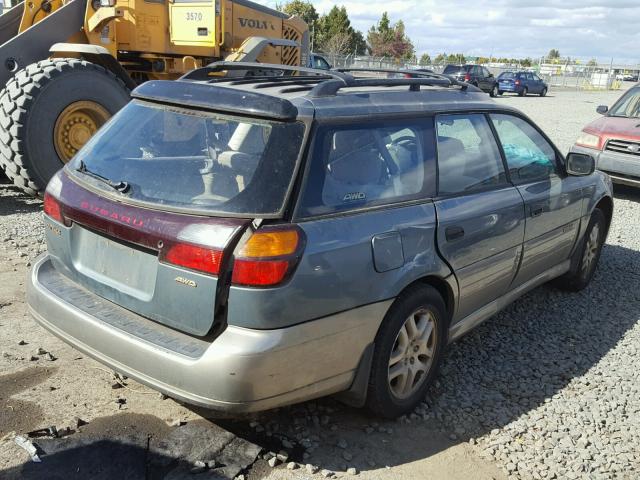 4S3BH665817677118 - 2001 SUBARU LEGACY OUT GREEN photo 4