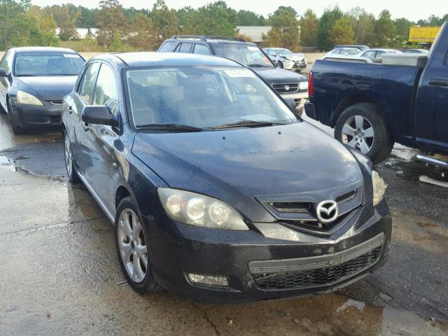 JM1BK143571678163 - 2007 MAZDA 3 HATCHBAC BLACK photo 1