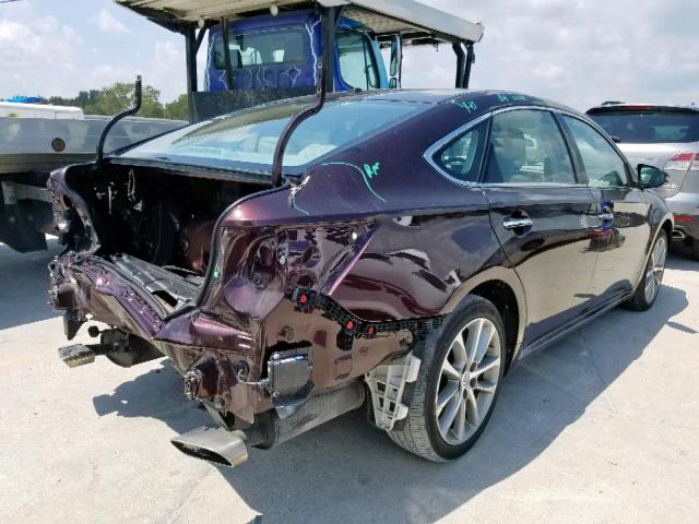 4T1BK1EBXEU115543 - 2014 TOYOTA AVALON BAS BURGUNDY photo 4