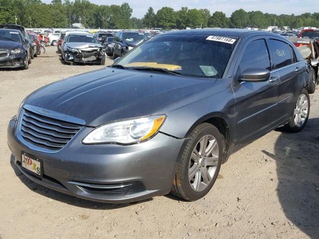 1C3CCBBB3DN659136 - 2013 CHRYSLER 200 TOURIN GRAY photo 2