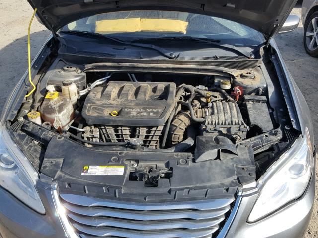 1C3CCBBB3DN659136 - 2013 CHRYSLER 200 TOURIN GRAY photo 7